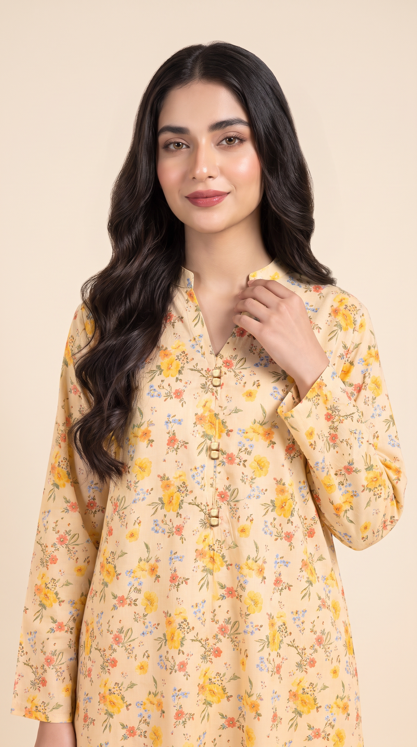 1PC Lawn Printed Shirt