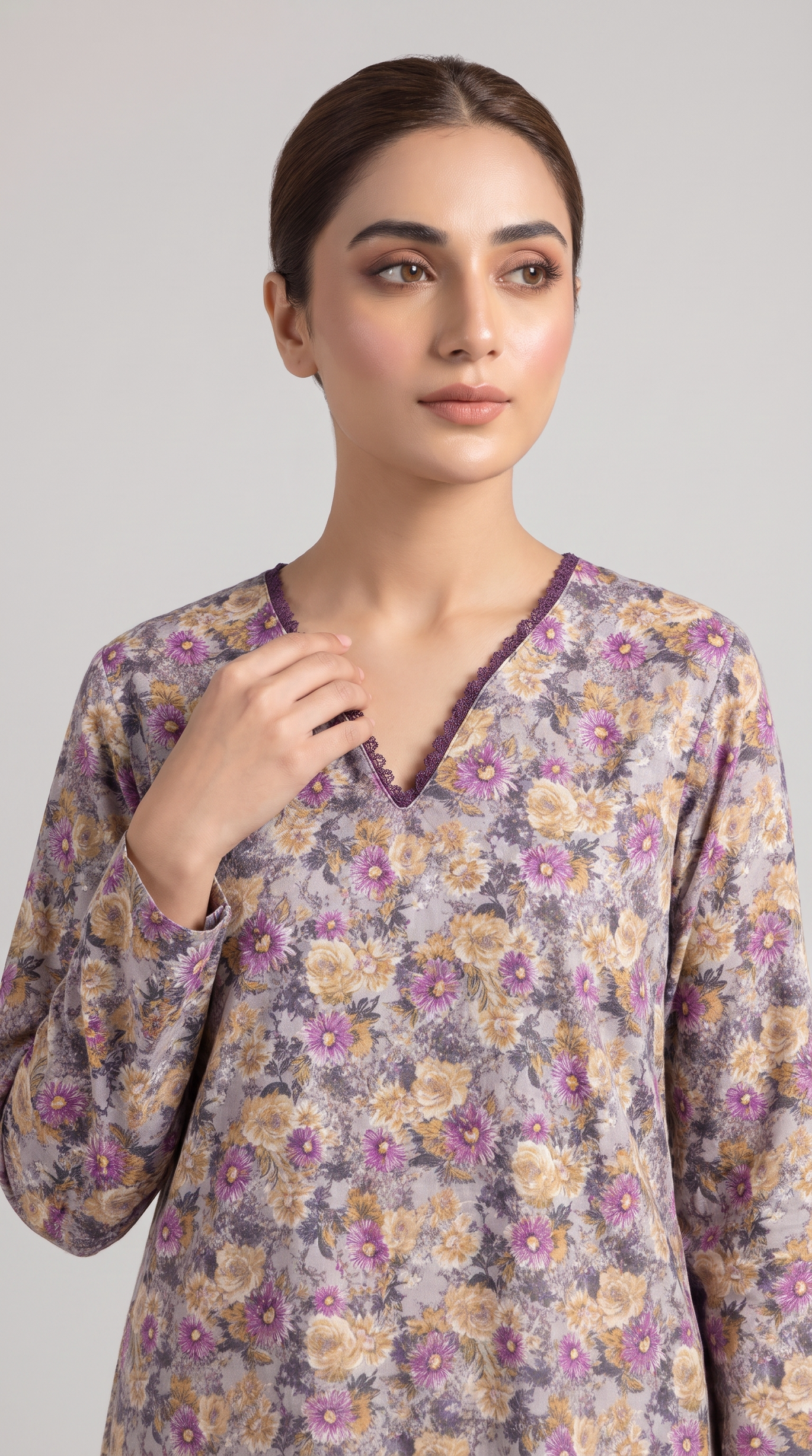1PC Lawn Printed Shirt
