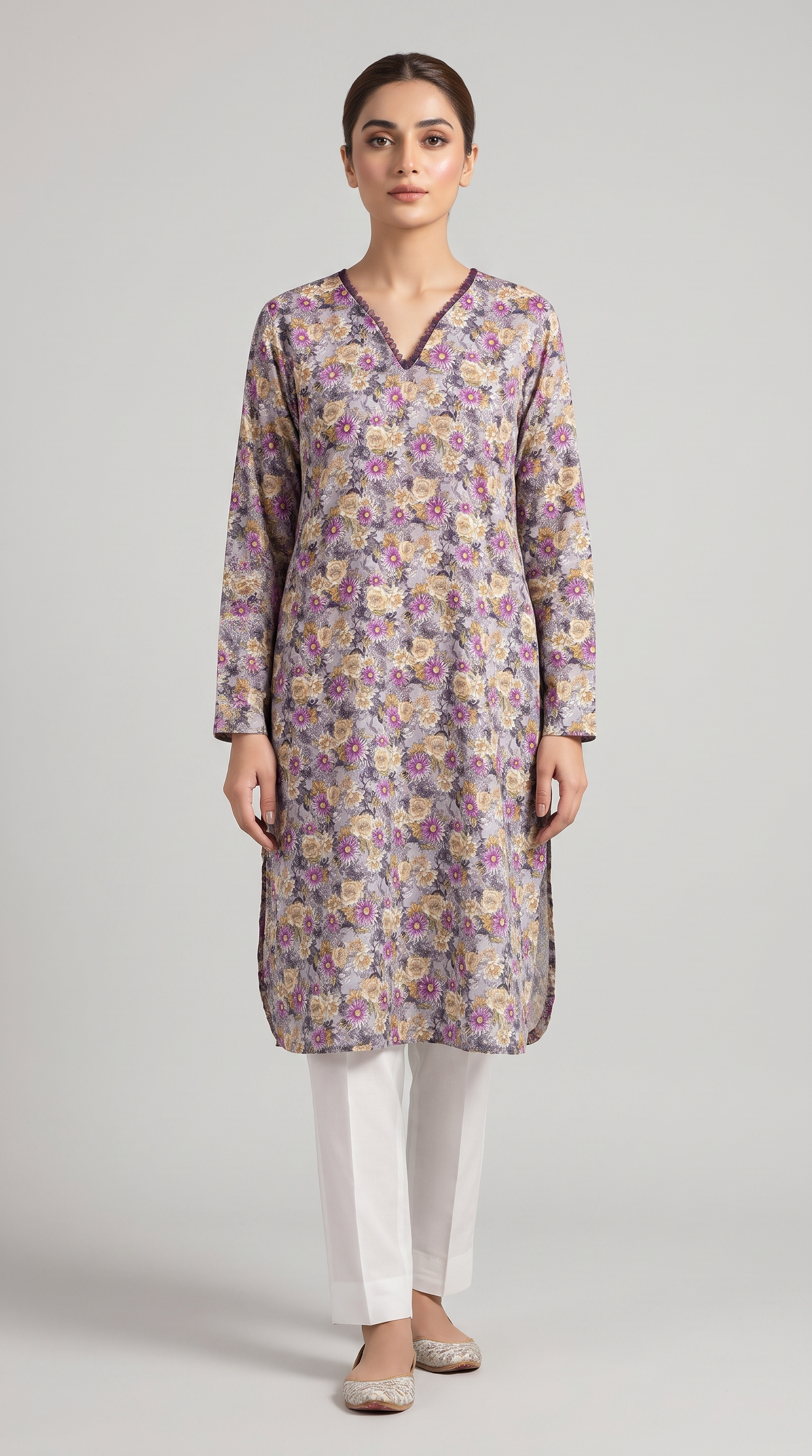 1PC Lawn Printed Shirt