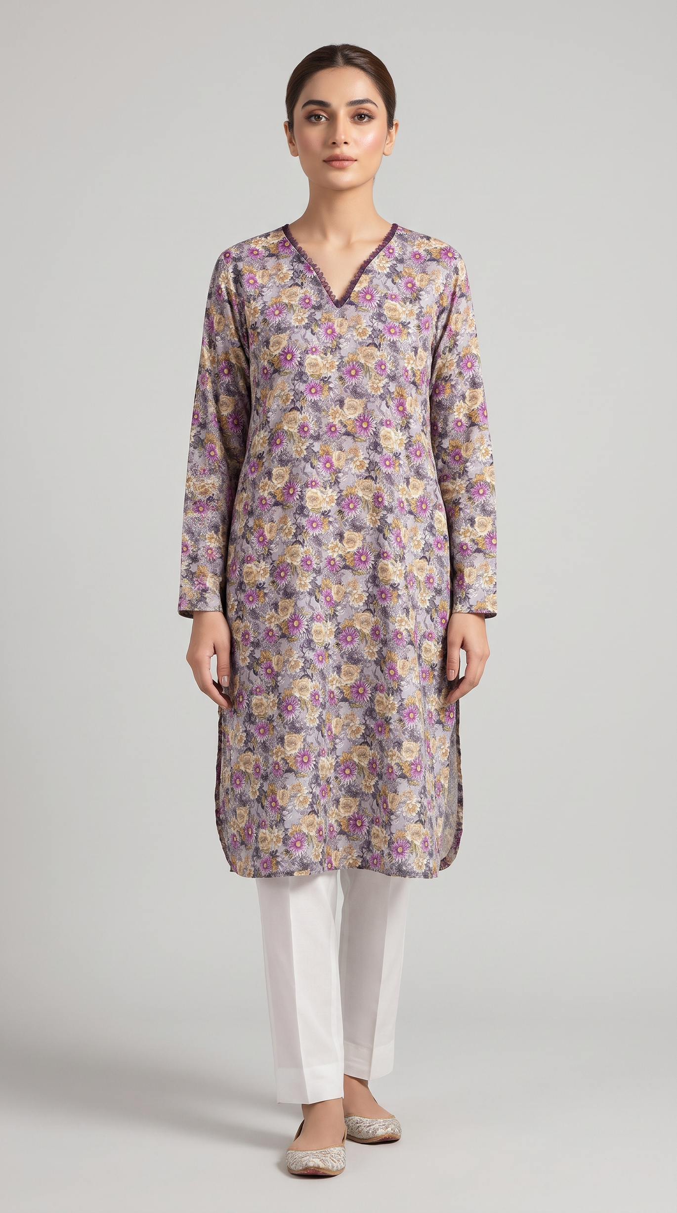 1PC Lawn Printed Shirt
