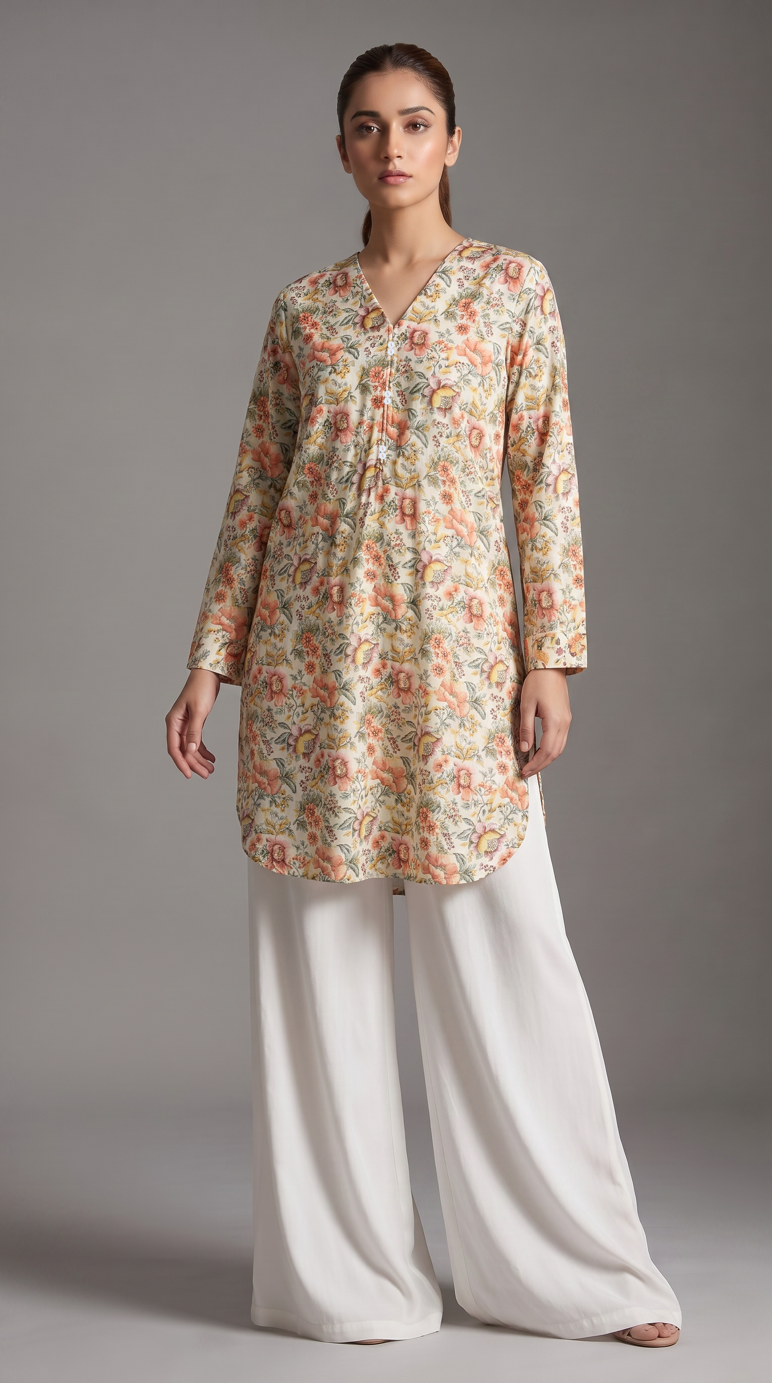 1PC Lawn Printed Shirt