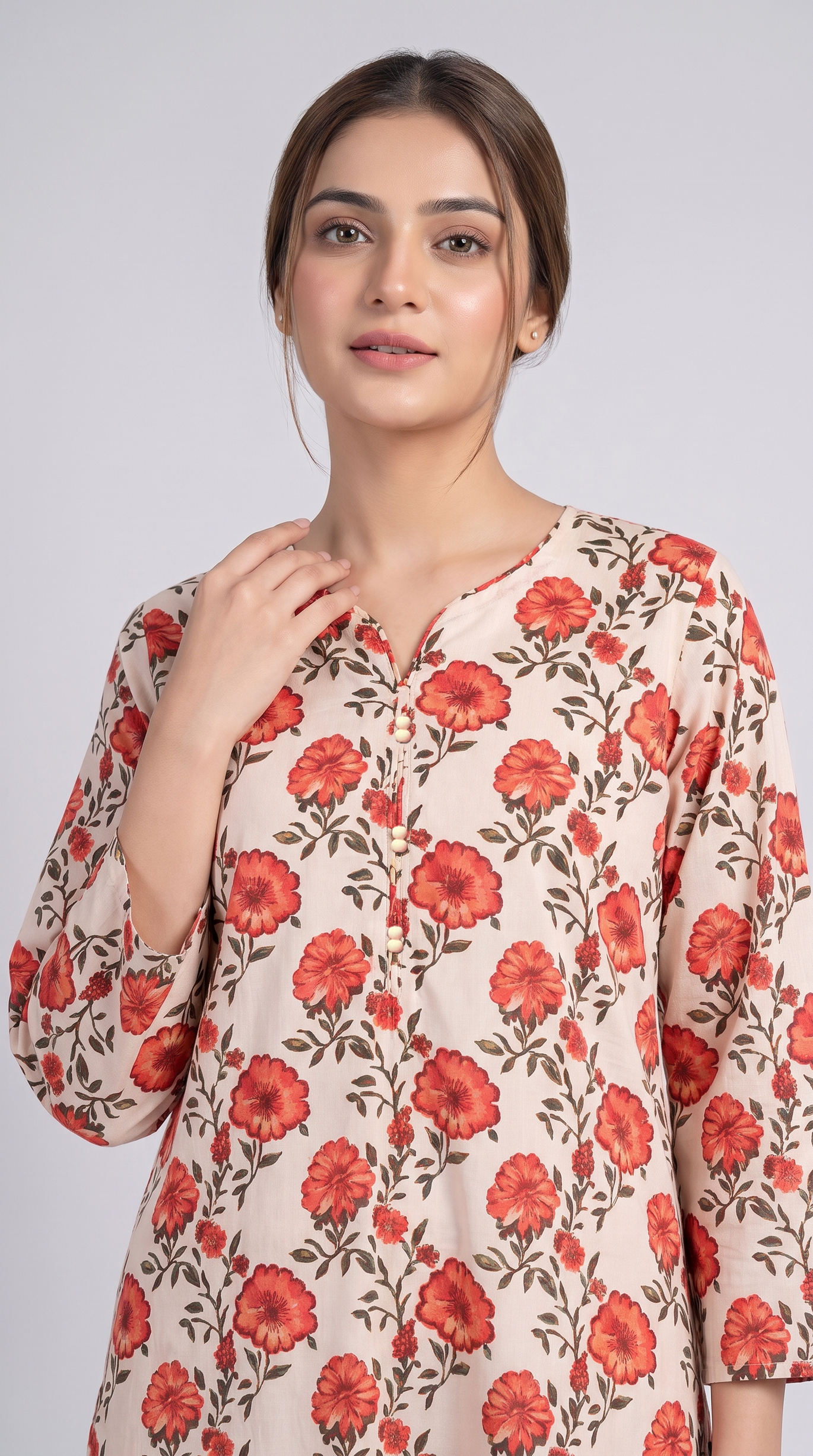 1PC Lawn Printed Shirt
