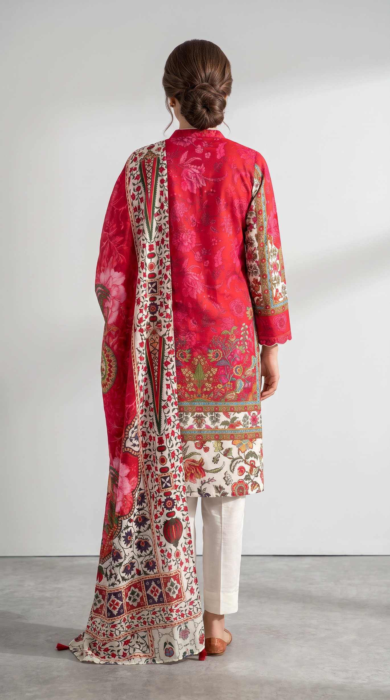 3Pc Printed Lawn Suit