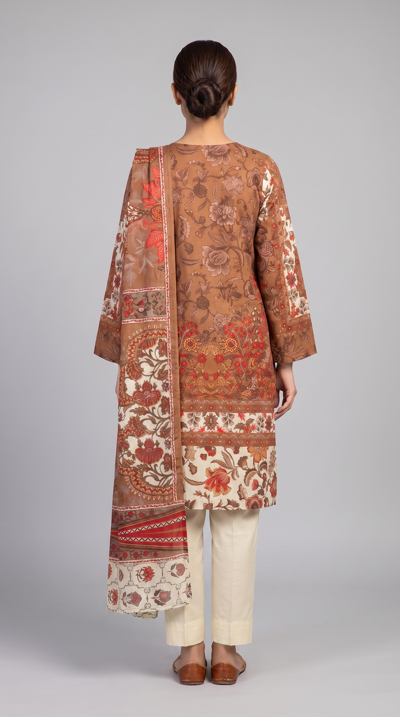 3Pc Printed Lawn Suit