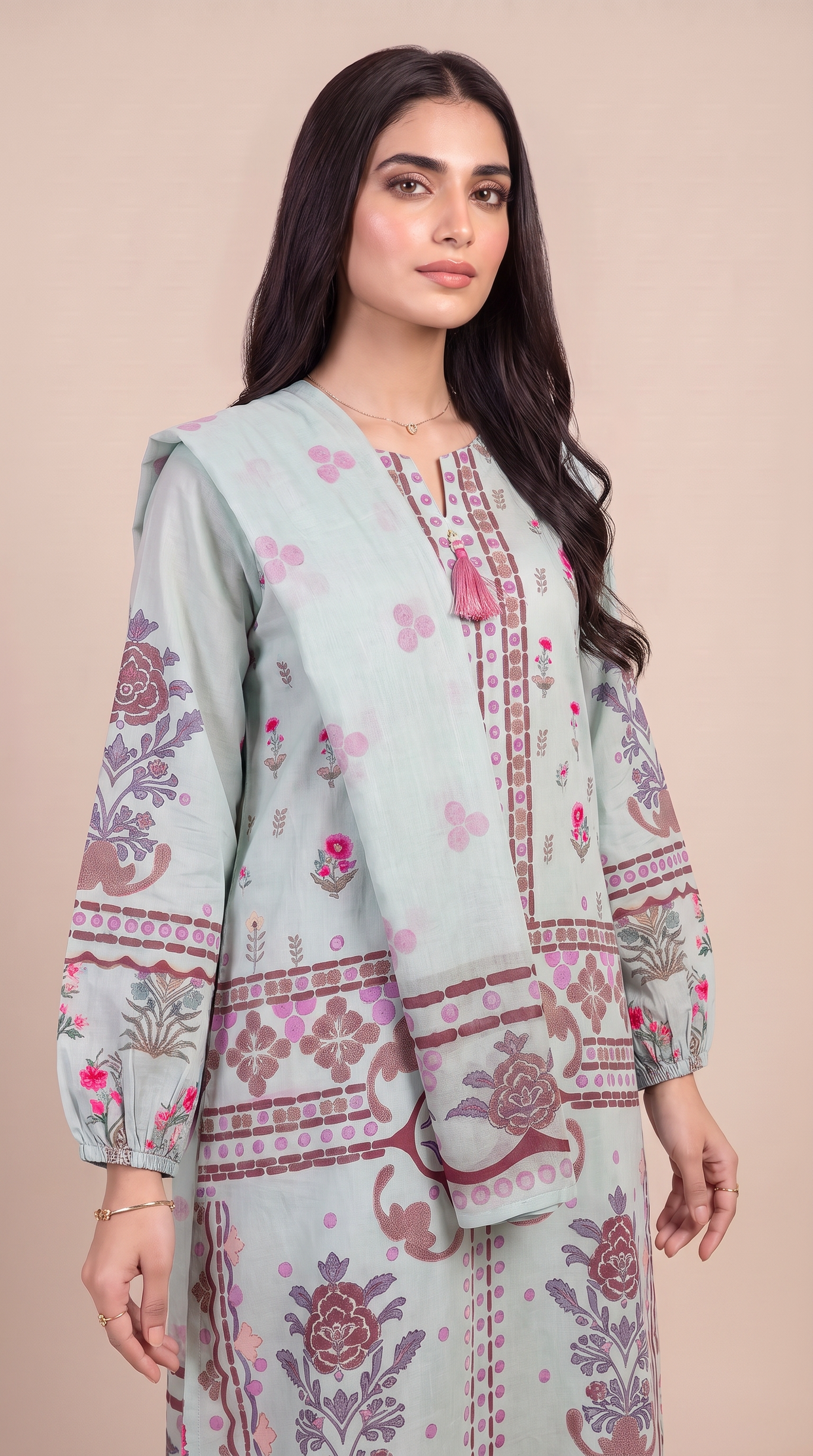 3Pc Printed Lawn Suit