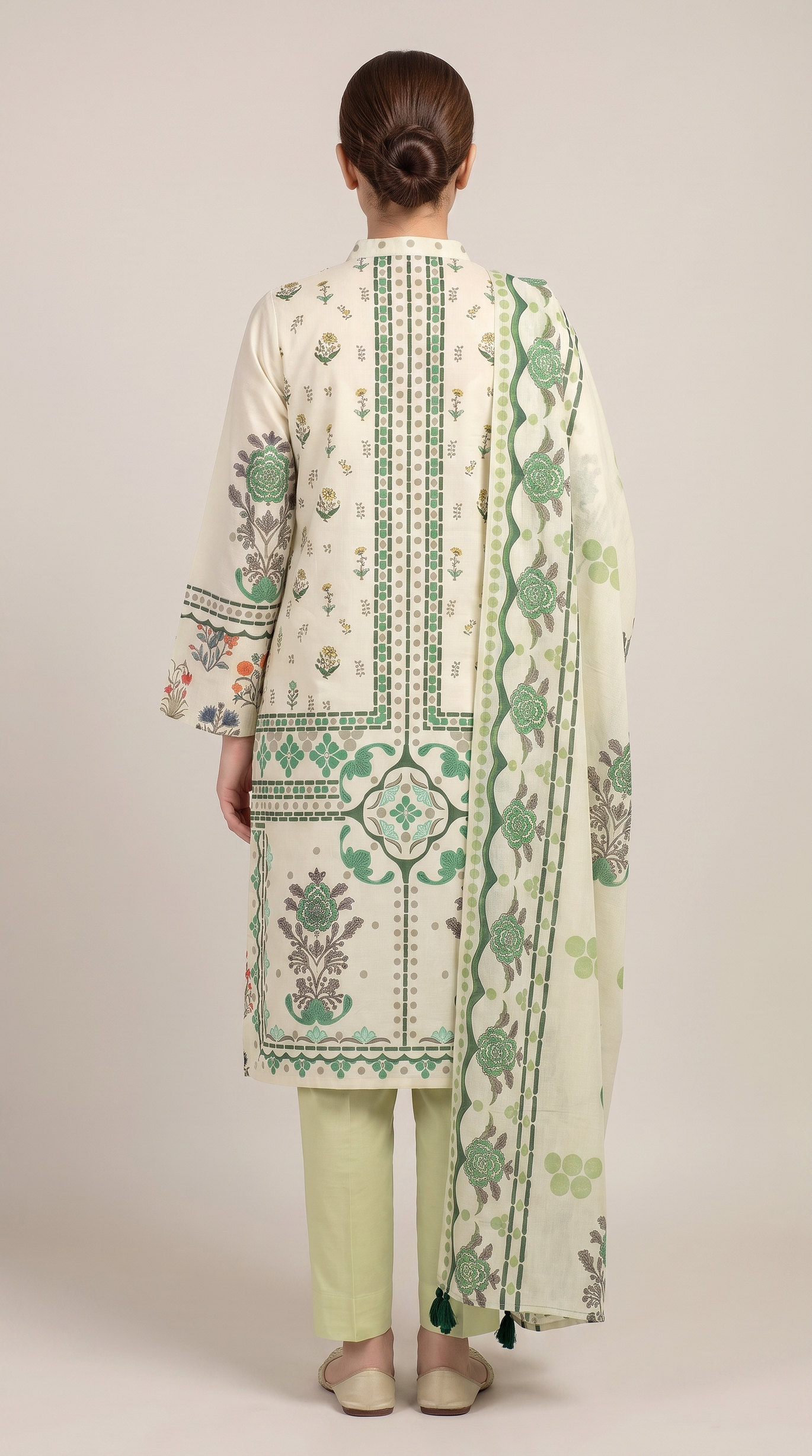 3Pc Printed Lawn Suit