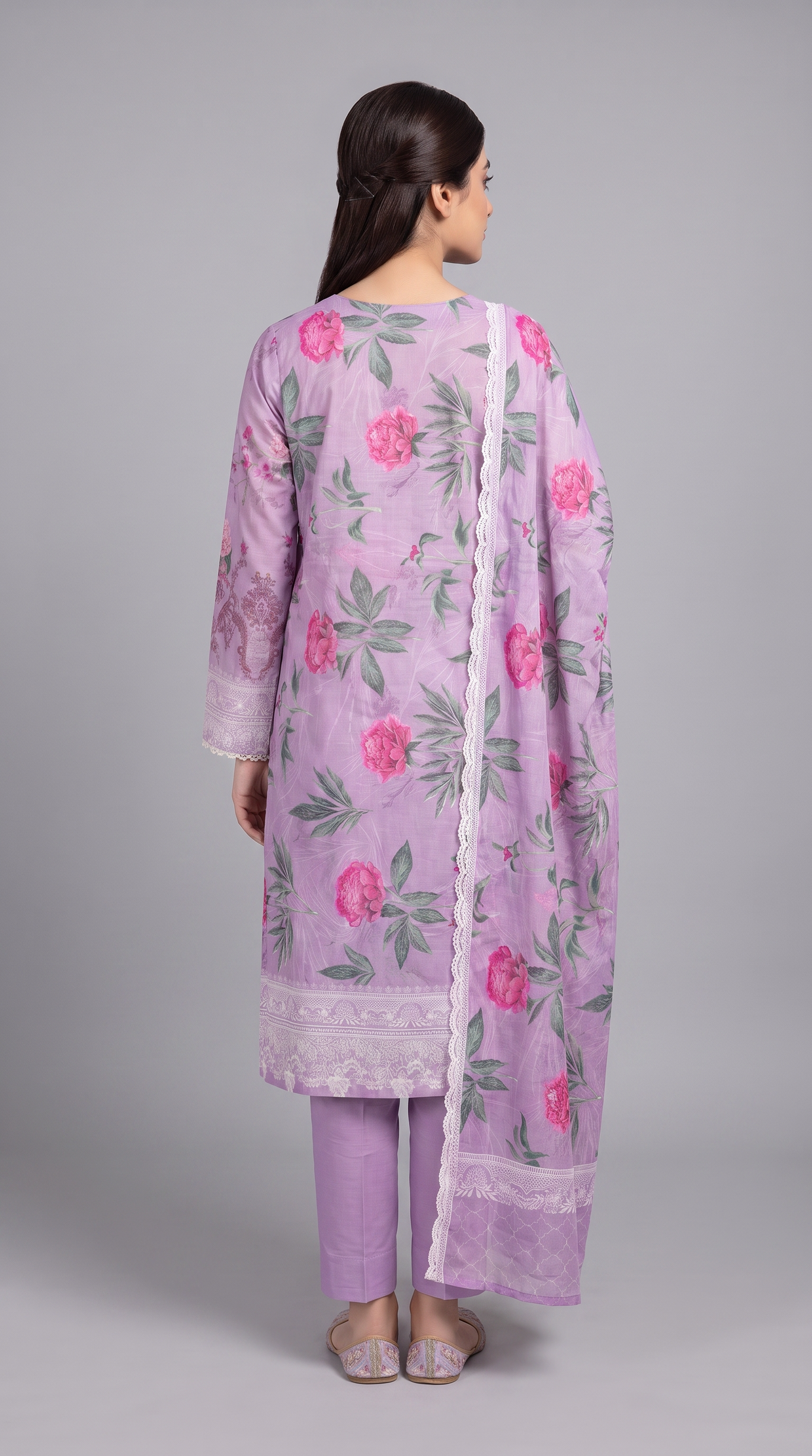 3Pc Printed Lawn Suit