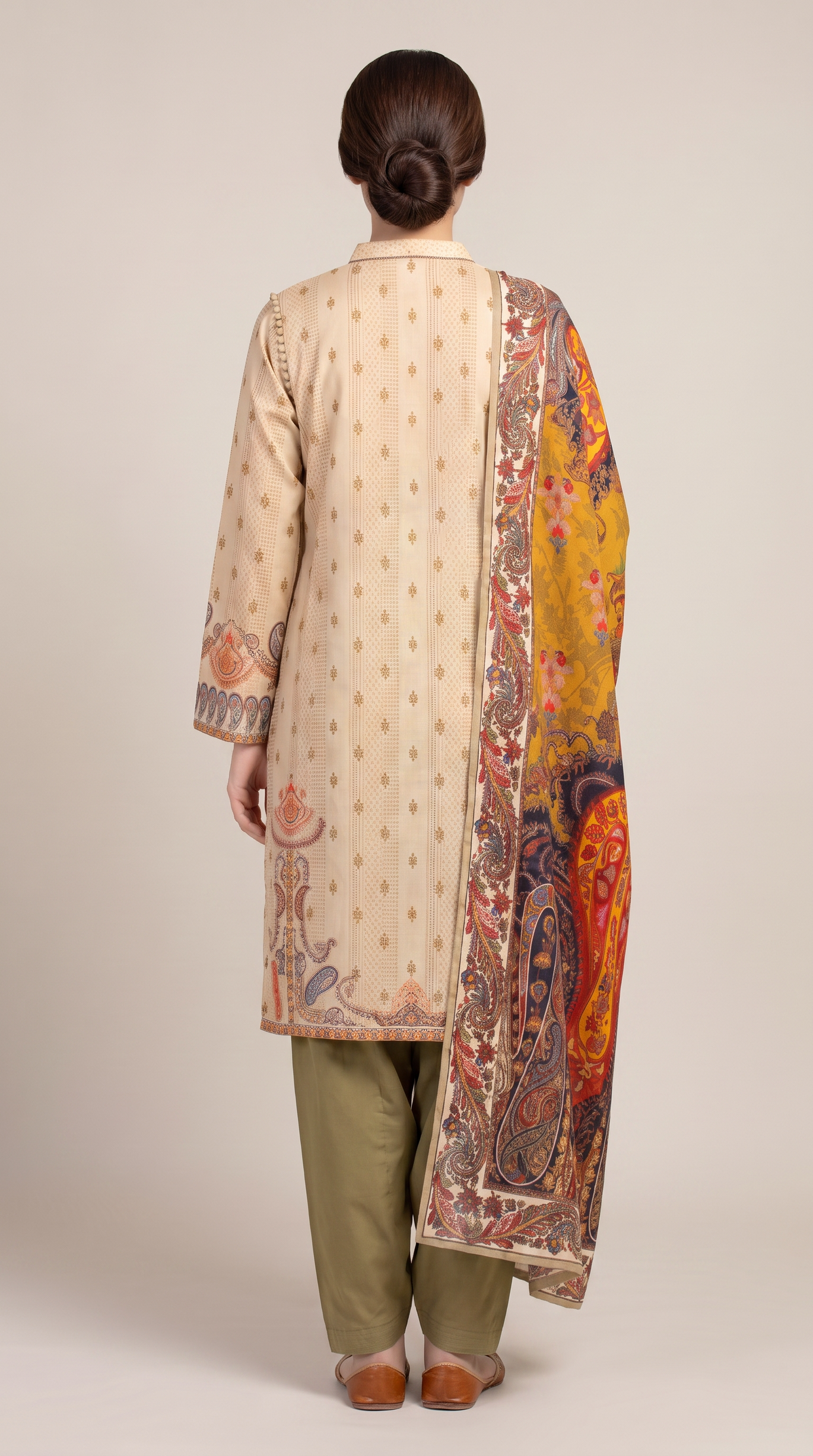 3Pc Printed Lawn Suit
