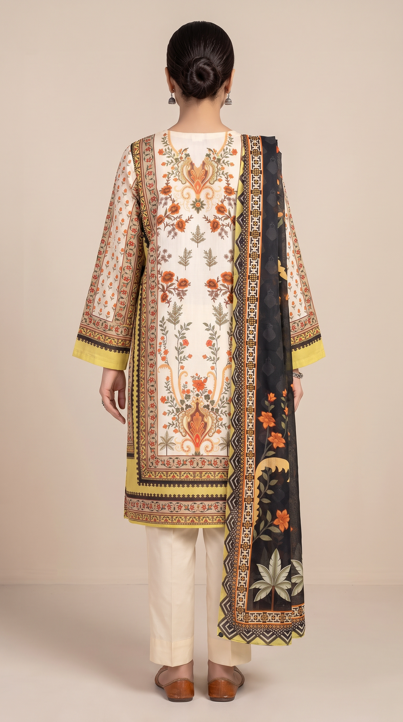 3Pc Printed Lawn Suit