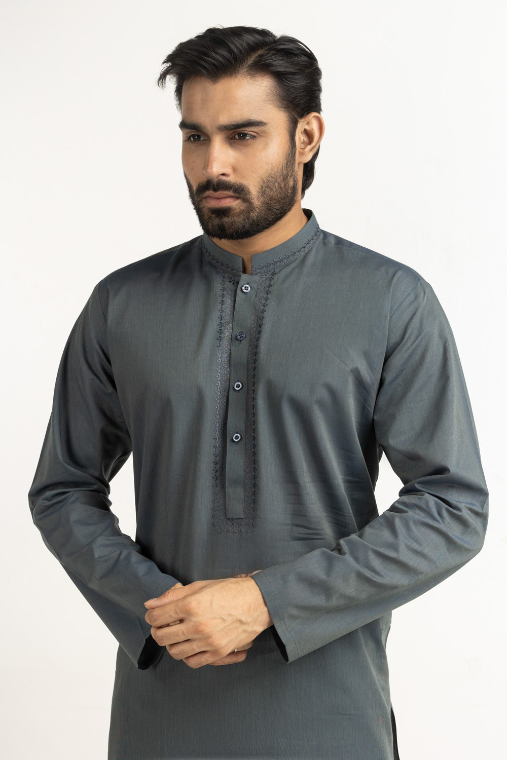Regular Fit Embroidered Suits KP-EMB25-008