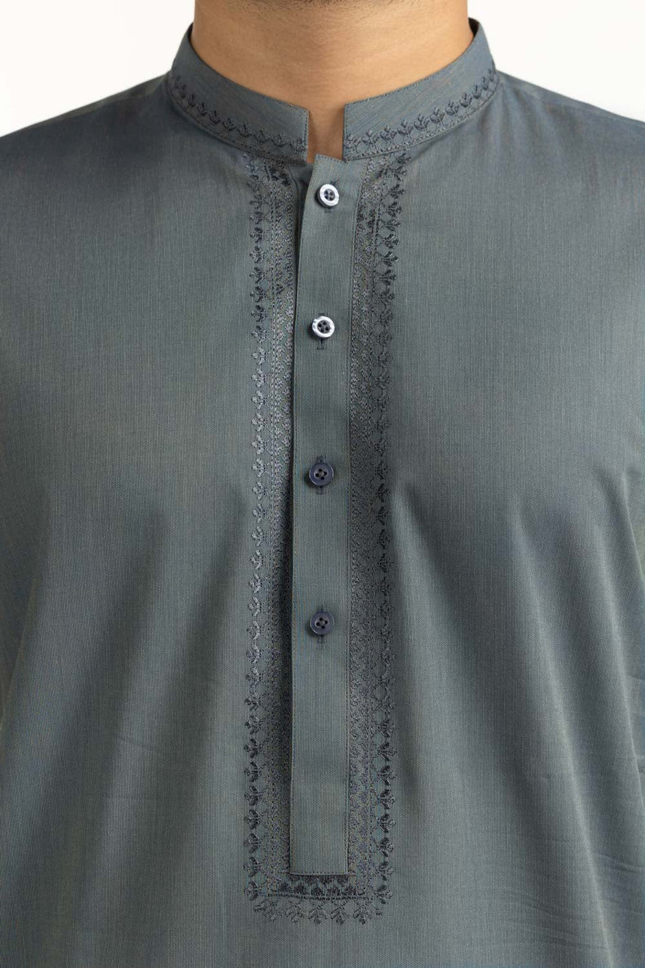 Regular Fit Embroidered Suits KP-EMB25-008