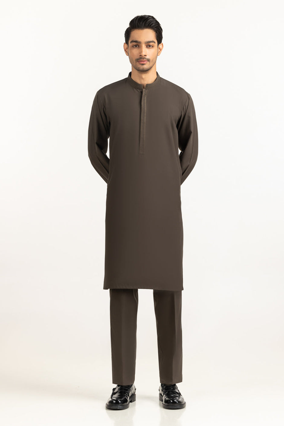 Regular Fit Embroidered Suits KP-EMB25-010