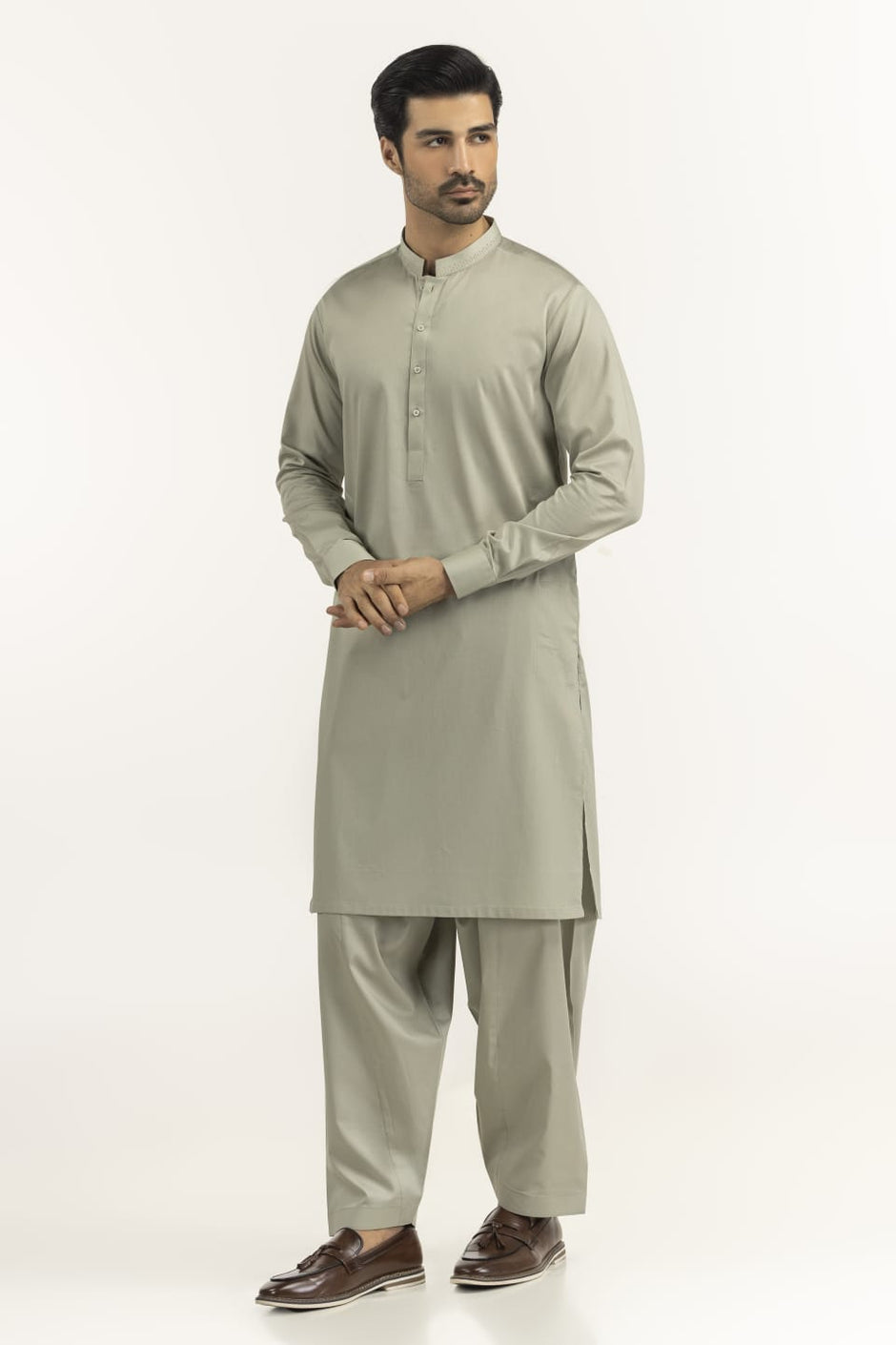 Regular Fit Embroidered Suits SK-BSC25-115