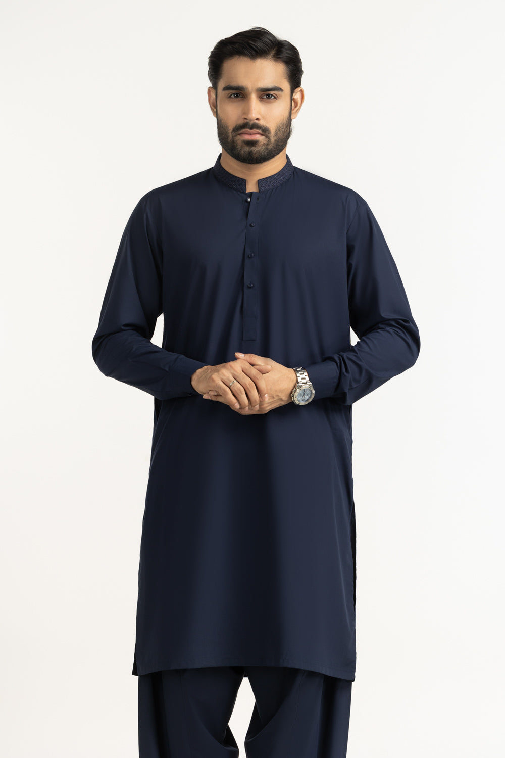 Regular Fit Embroidered Suits SK-EMB25-028