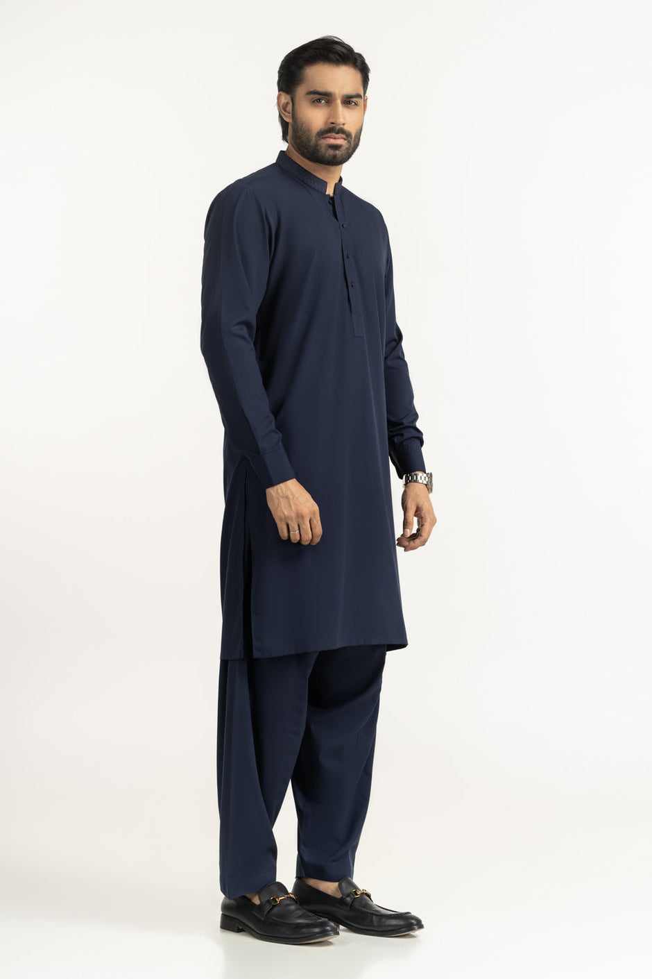 Regular Fit Embroidered Suits SK-EMB25-028