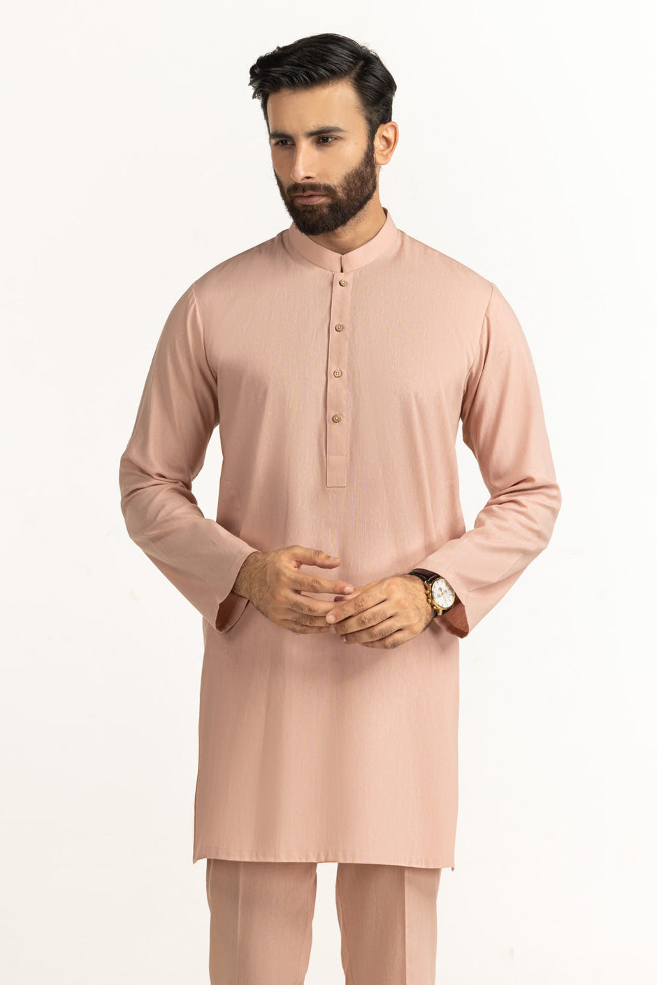 Short Length Kameez with Slim Straight Trouser Suit SK-BSCSL25-002