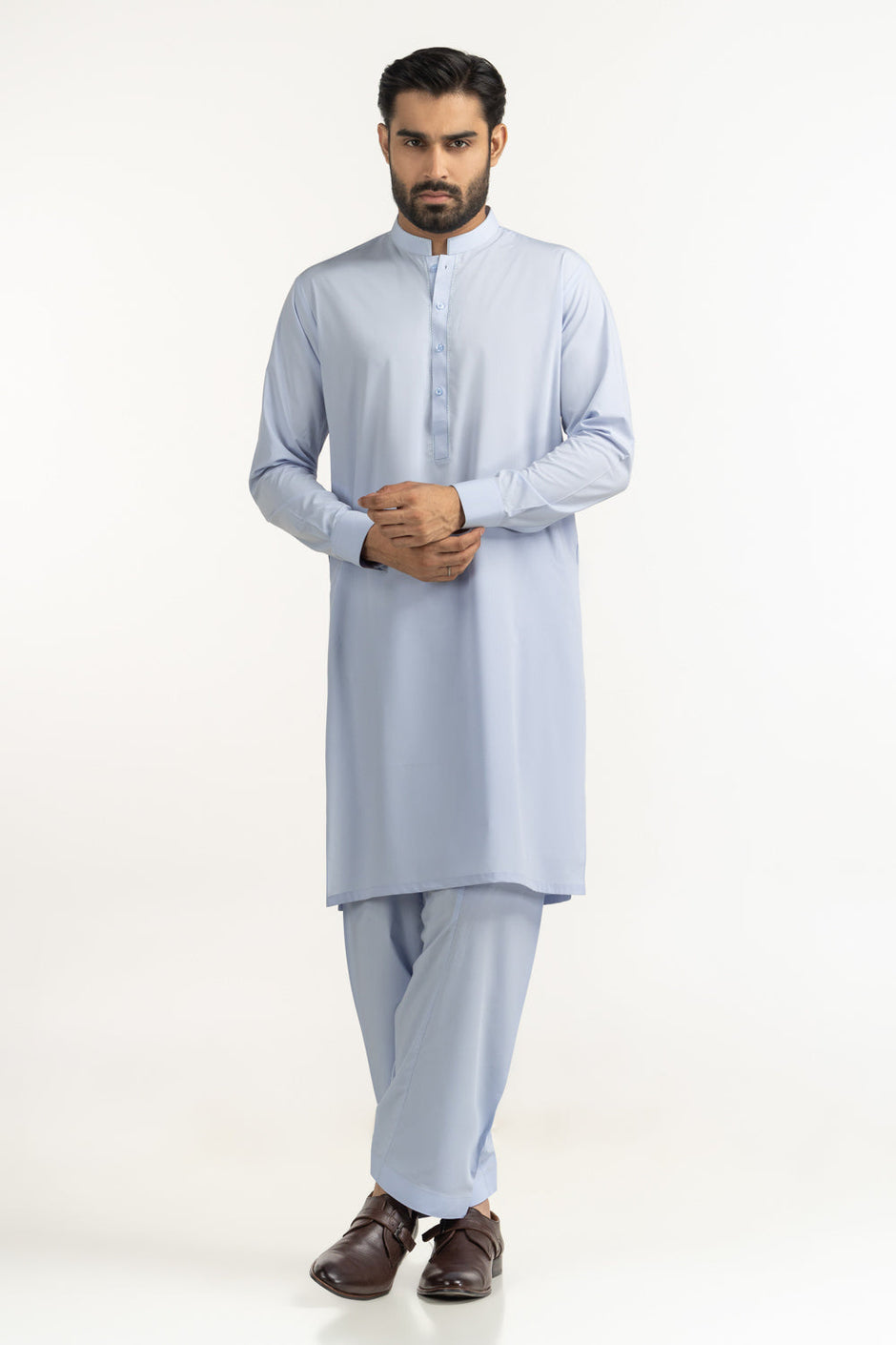 Regular Fit Embroidered Suits SK-EMB25-027
