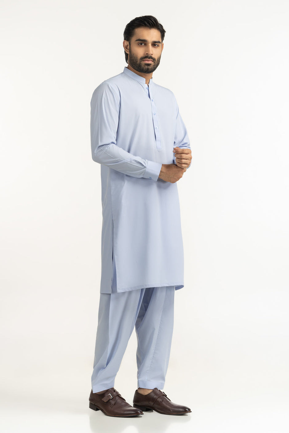 Regular Fit Embroidered Suits SK-EMB25-027