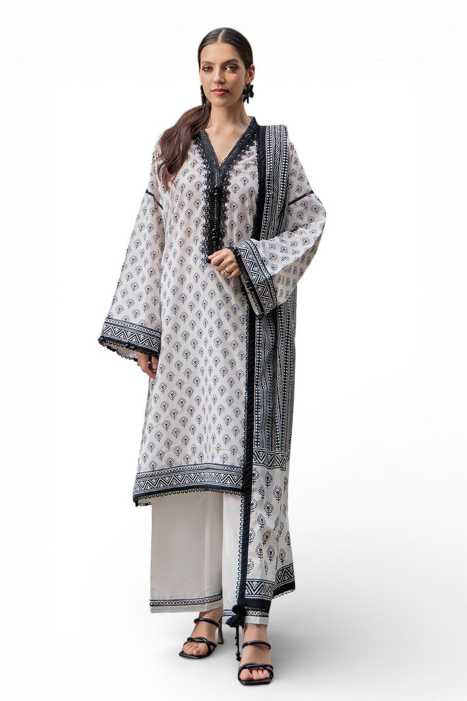 3 Piece Printed Lawn Suit