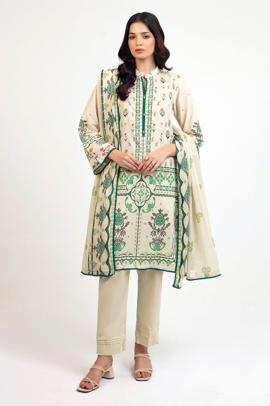 3 Piece Printed Lawn Suit