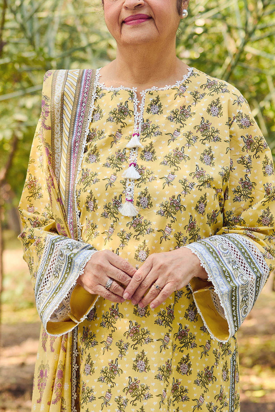 3 Piece Printed Lawn Suit with Dupatta