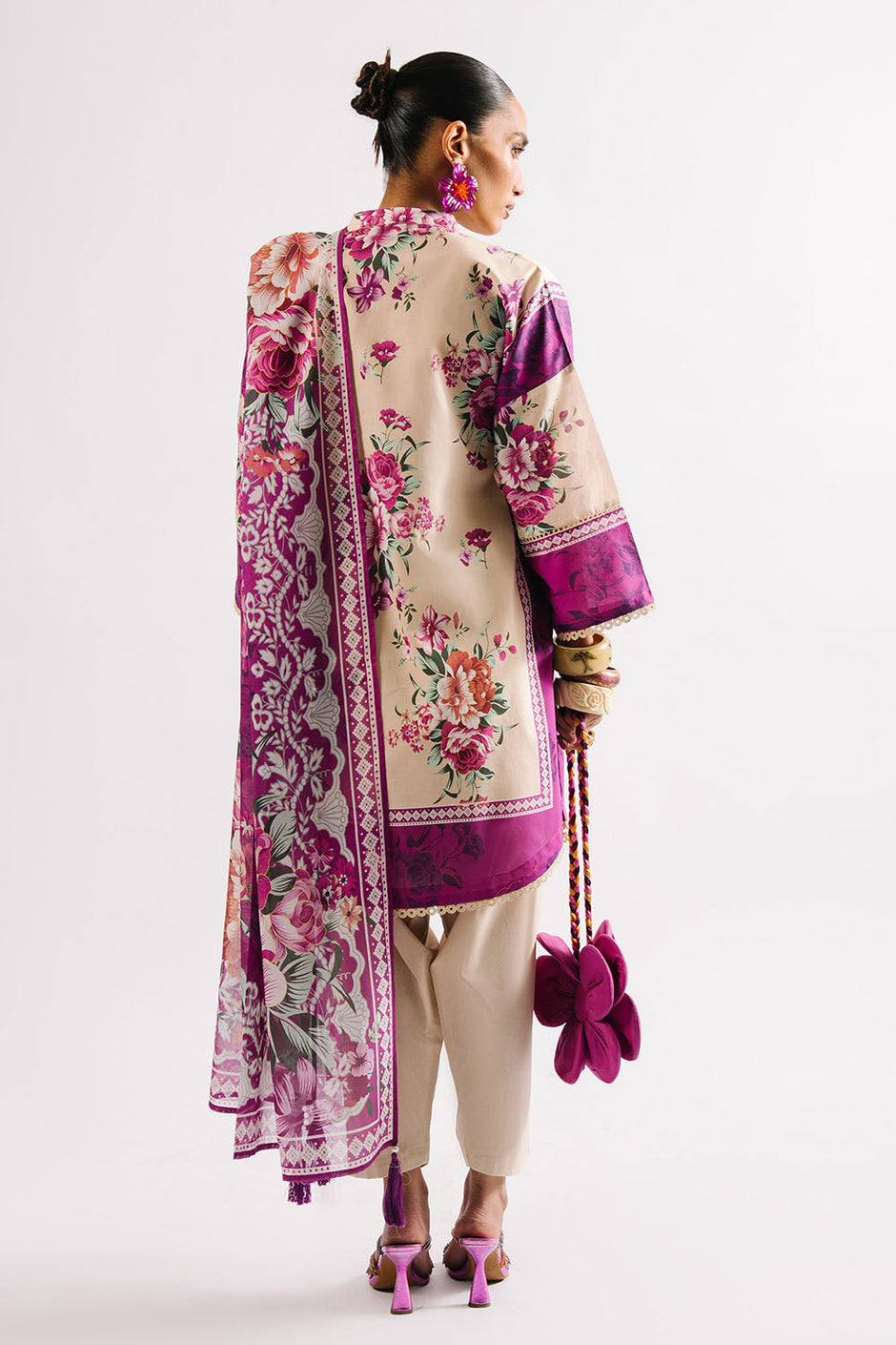 3 Piece Printed Lawn Suit with Dupatta