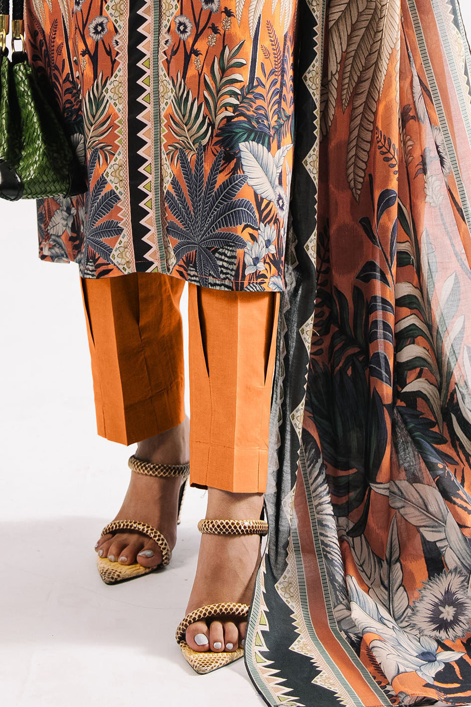 3 Piece Printed Lawn Suit with Dupatta