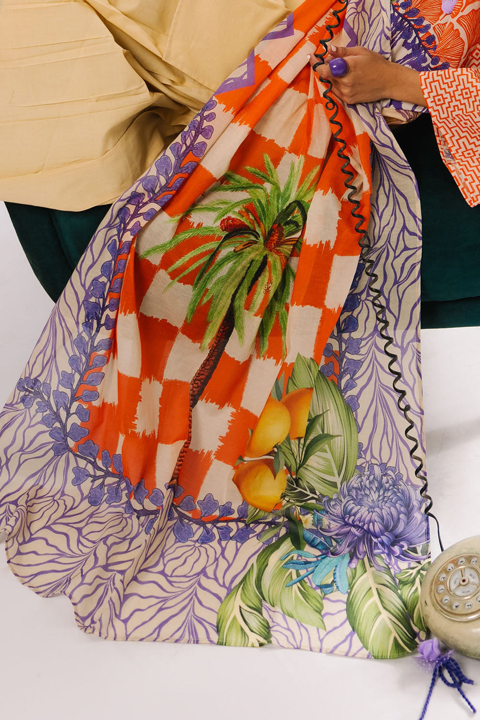 3 Piece Printed Lawn Suit with Dupatta