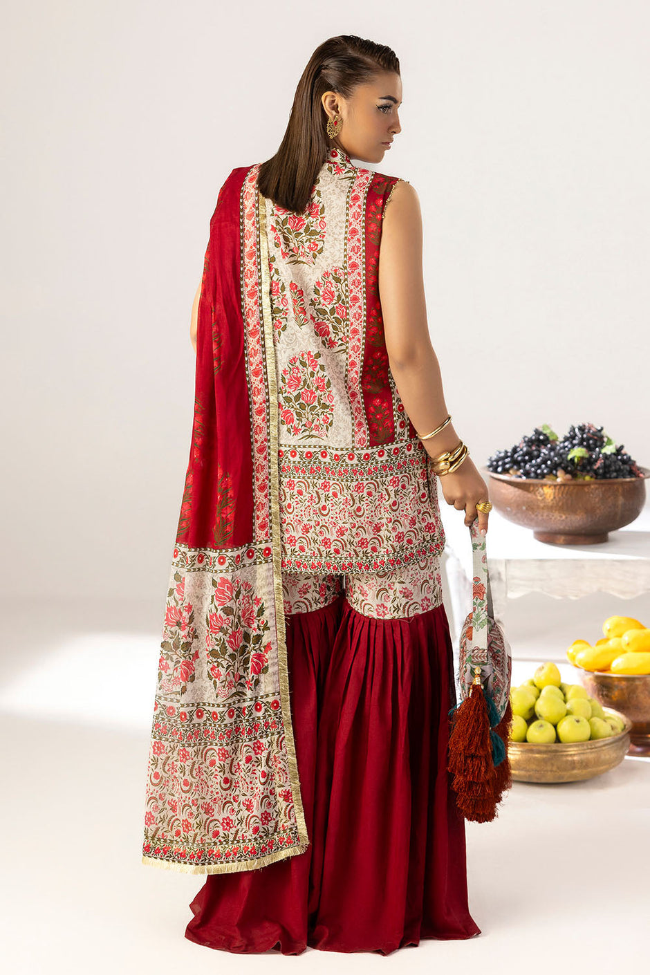 3 Piece Printed Lawn Suit with Dupatta