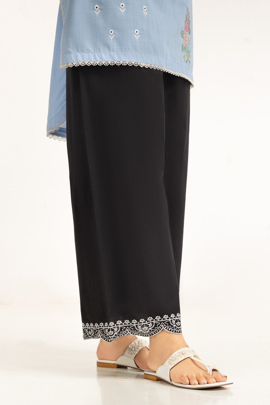 Cambric Embroidered Trouser IPT-44485
